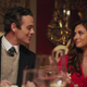 Billy and Jessica at a stately dinner table